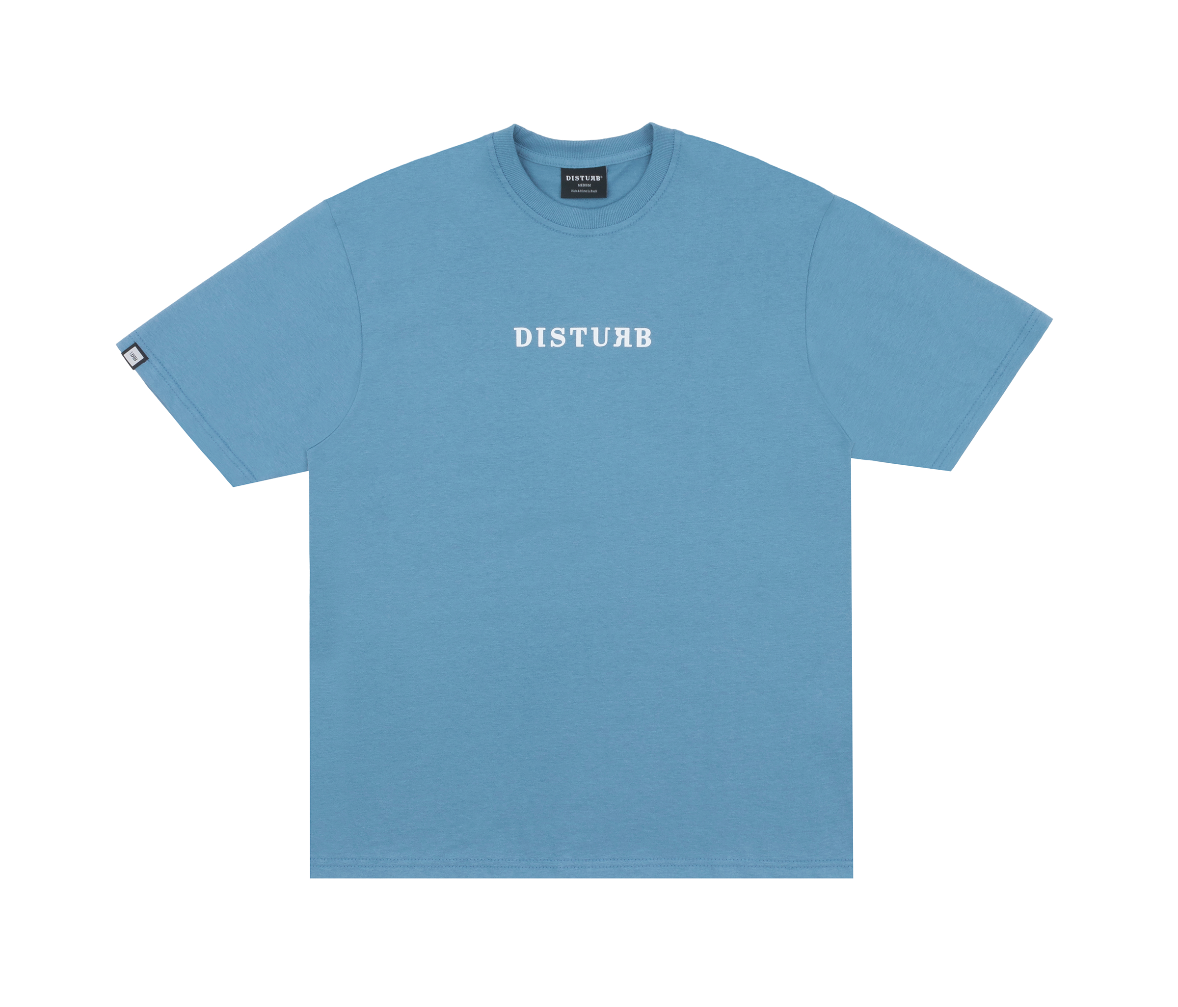 DISTURB - Camiseta Logo In Blue